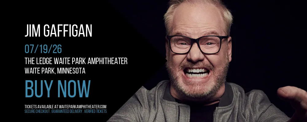 Jim Gaffigan at The Ledge Waite Park Amphitheater